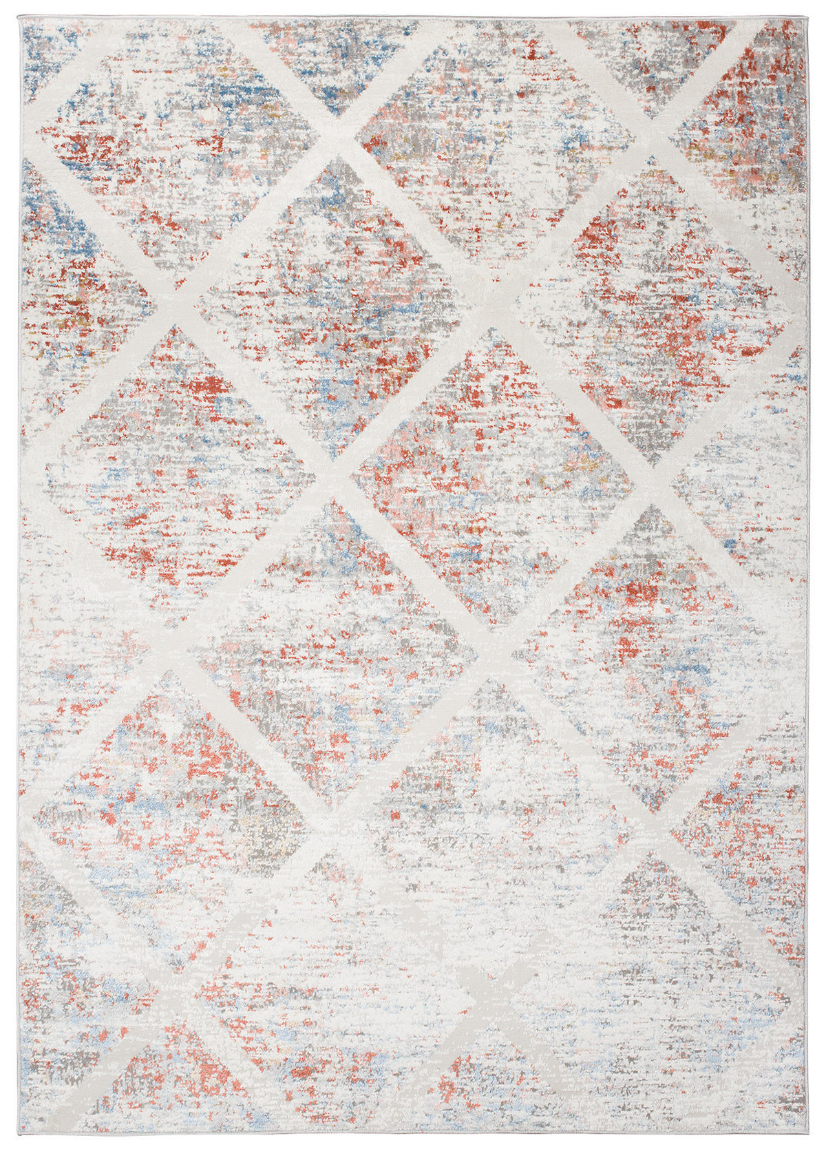 TEPPICH VALLEY Grau Orange 300/400 cm - Orange, Textil (300/400cm) - Tapiso