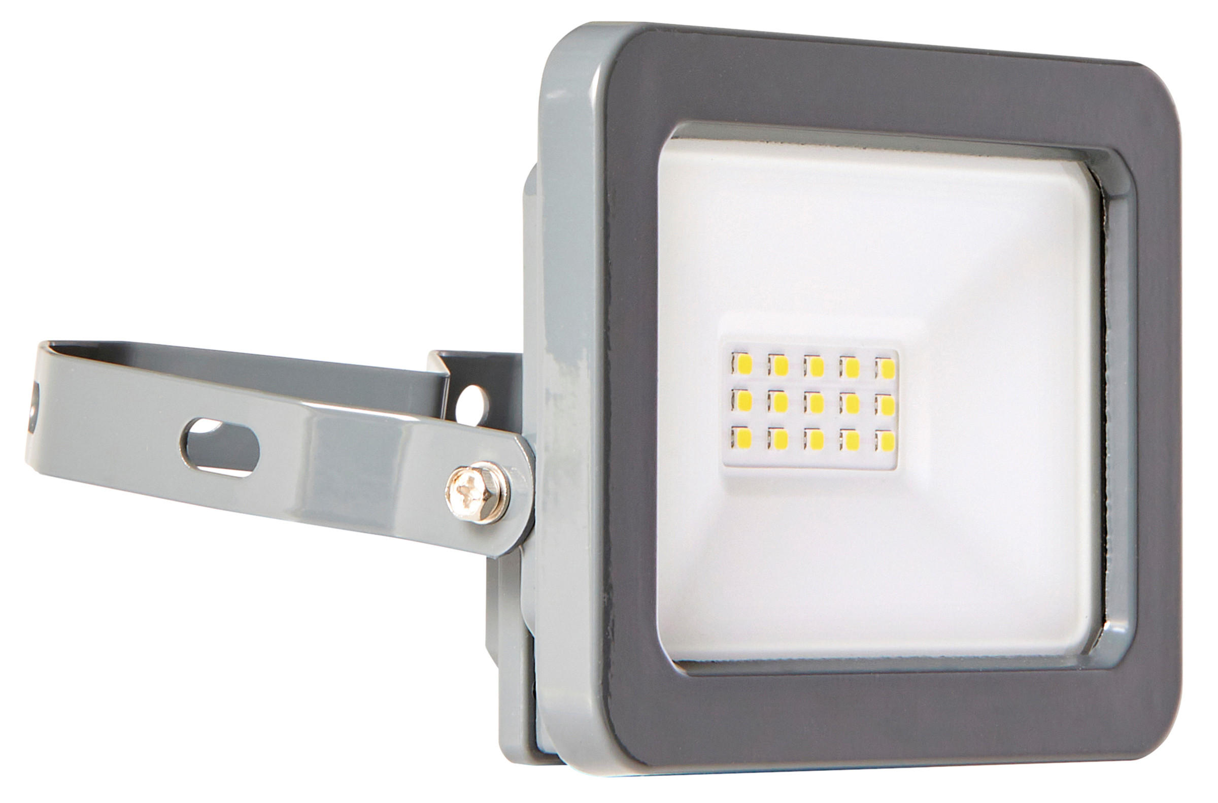LED-STRAHLER - 15W mit 1500 Lumen, IP65 wasserdicht für Außenbereich, grau, 2er-Set - Grau, Metall (12.9/9.3/4.2cm) - Northpoint