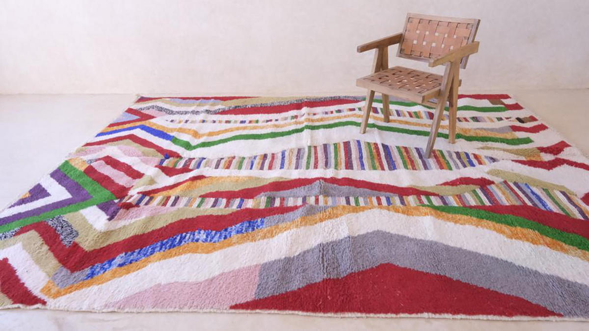 BERBERTEPPICH aus reiner Wolle 247x 341 cm - Multicolor, Naturmaterialien (247/341cm) - AFK Living