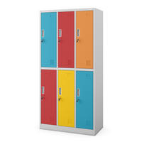 ARBEITSSCHUTZ-GARDEROBENSCHRANK IGOR 185x90x45 cm - Blau/Gelb, Metall (90/185/45cm) - Jan Nowak