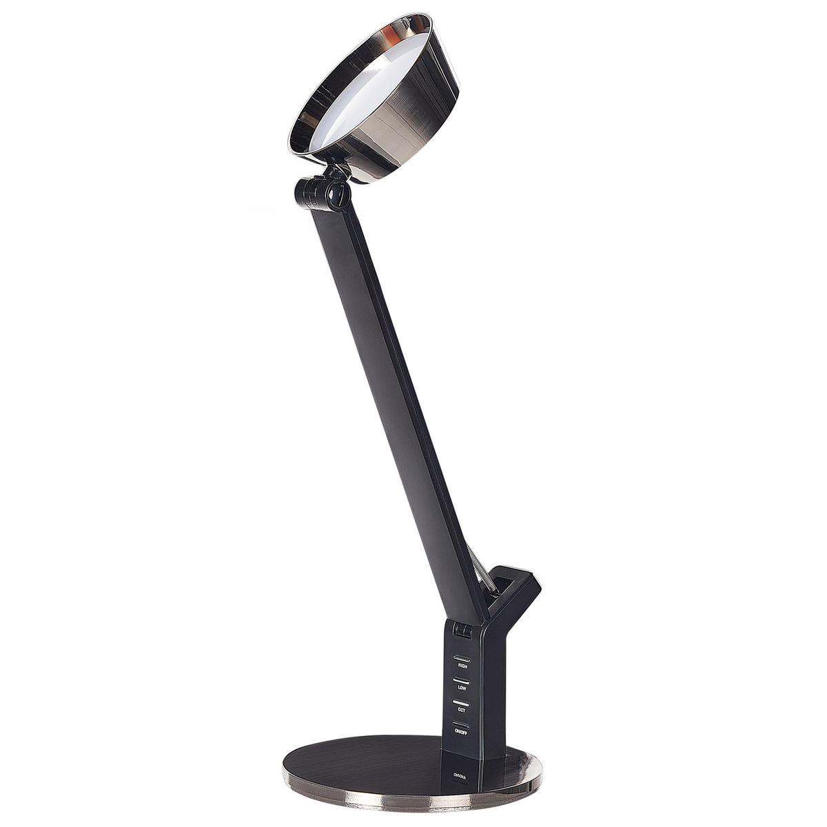 SCHREIBTISCHLAMPE Chamaeleon 17/17/40 cm - Messingfarben, Metall (17/17/40cm) - Beliani