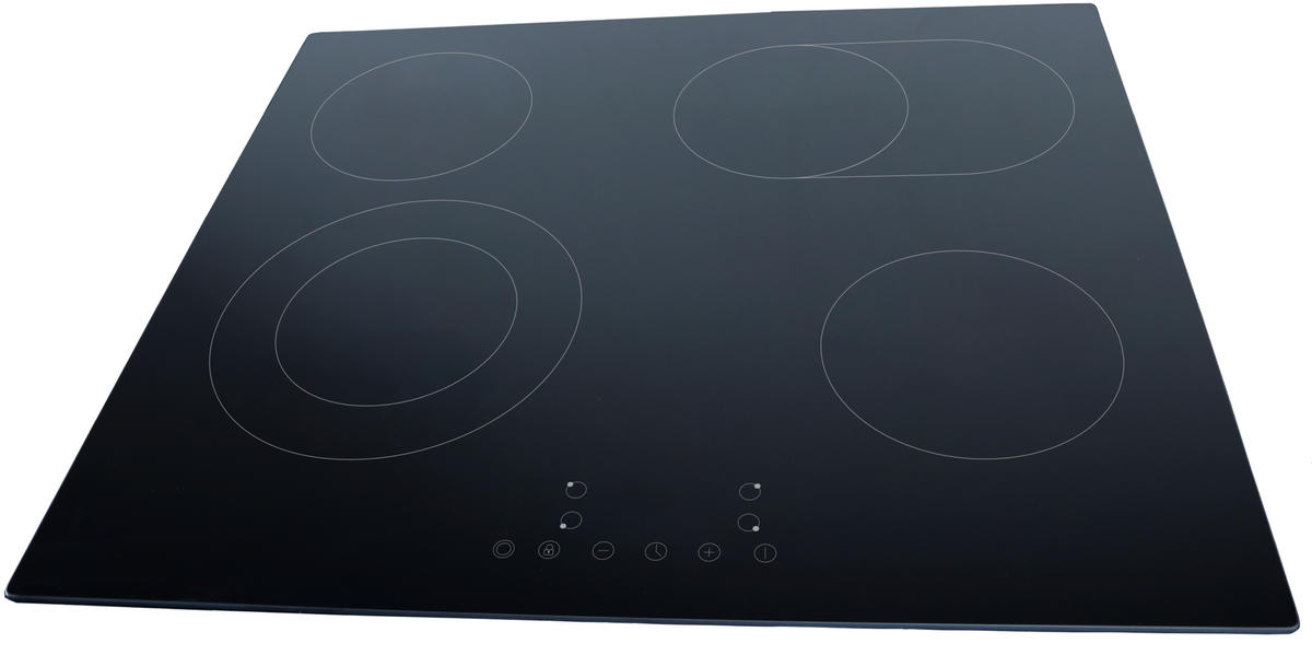 KOCHFELD KHKF4-2KB Glaskeramik G autark 60 cm - Schwarz Hochglanz, Keramik (59/5/52cm) - PKM