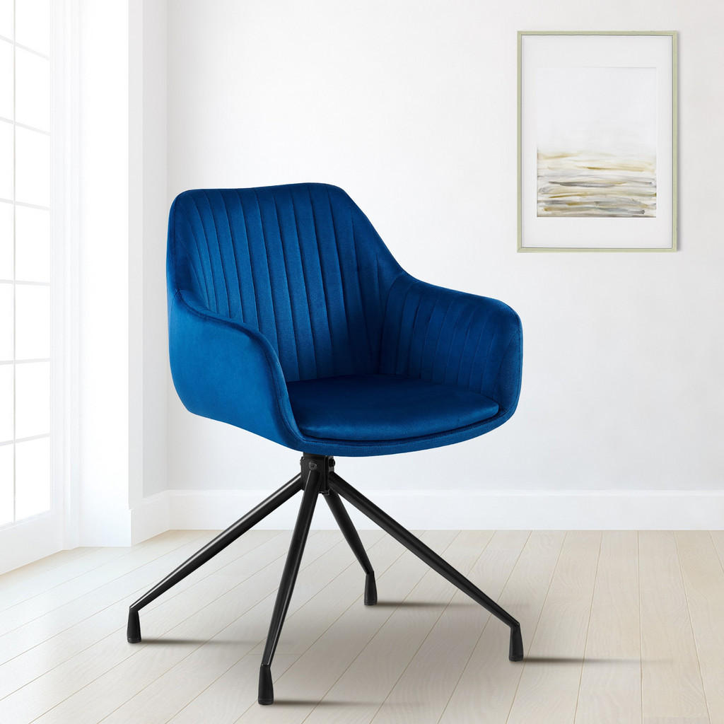 Thumbnail - CLP Esszimmerstuhl, Dunkelblau, Textil, 58x81x58 cm, Esszimmer, Stühle, Esszimmerstühle, Vierfußstühle