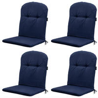 GARTENSTUHLKISSEN Panama 96/45 cm 4er-Set - Blau, Textil (96/5/45cm) - Madison