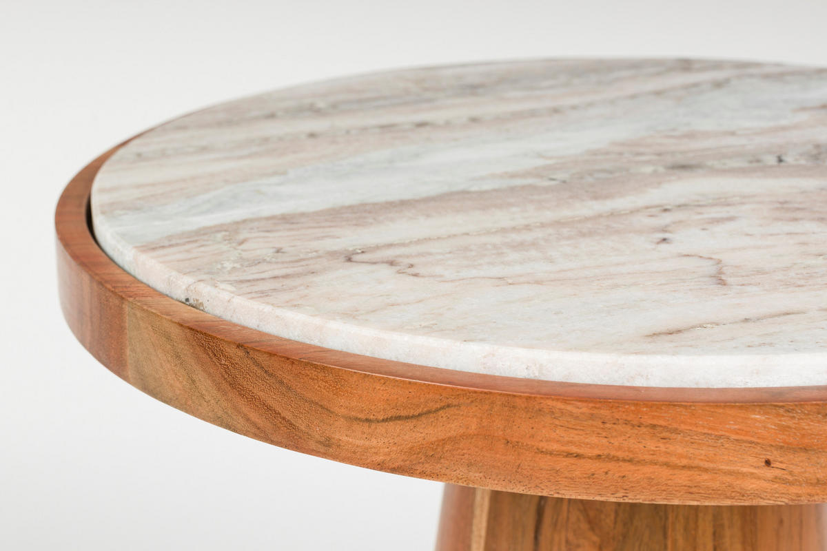 BEISTELLTISCH Mees - Braun - 40/40/50 cm - Braun, Holz (40/40/50cm)