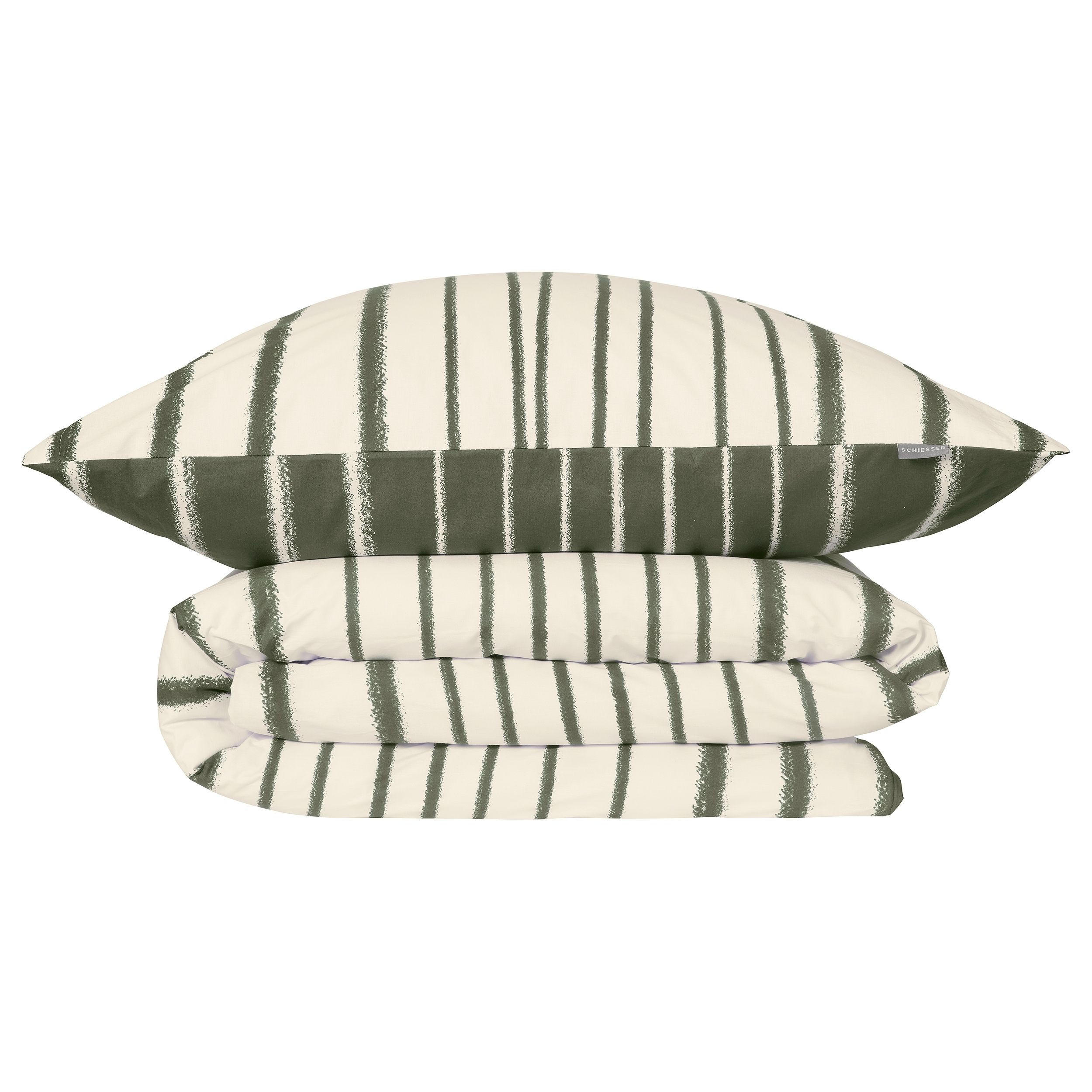 BETTWÄSCHESET Wesley - Renforcé - 2-teilig - 135 x 200 cm - Grün - Grün, Textil (135/200cm) - SCHIESSER