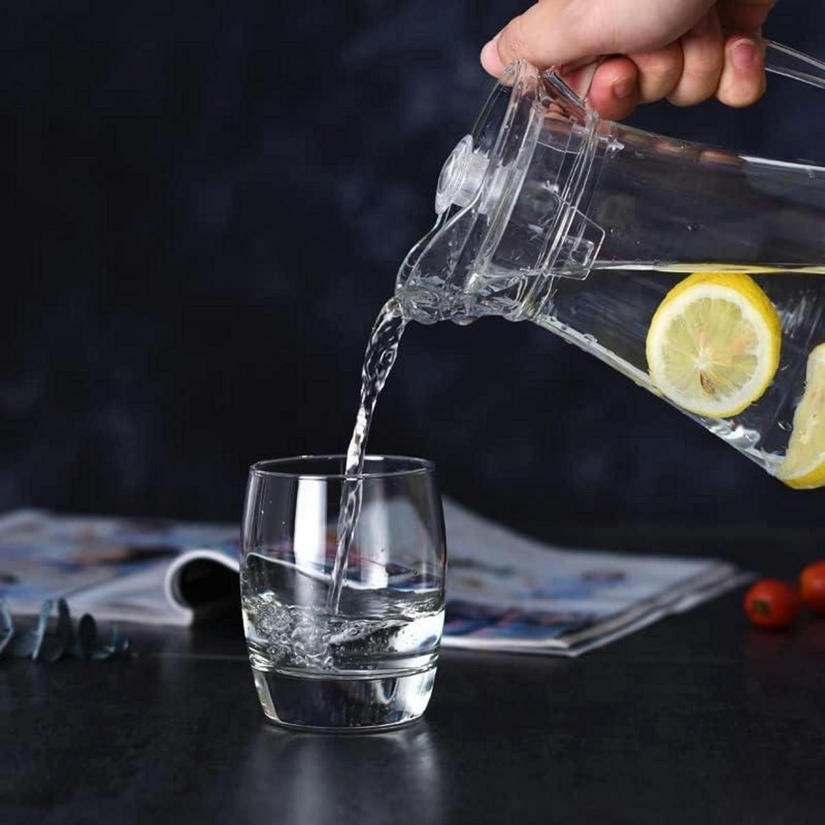 KRUG 2 L 2-teiliges Set - Transparent, Kunststoff (10.4/10.4cm)