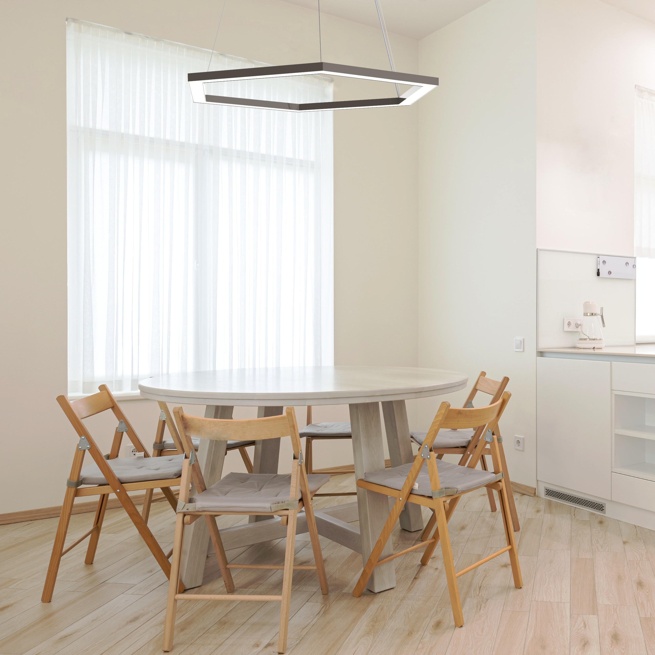 LED-HÄNGELEUCHTE - Grün, Metall (1.6/100/60cm) - Lumicom