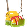 BABYSCHAUKEL mit Anschnallgurt Grün, Rot, Gelb - Grün, Kunststoff (33/42cm) - Outsunny