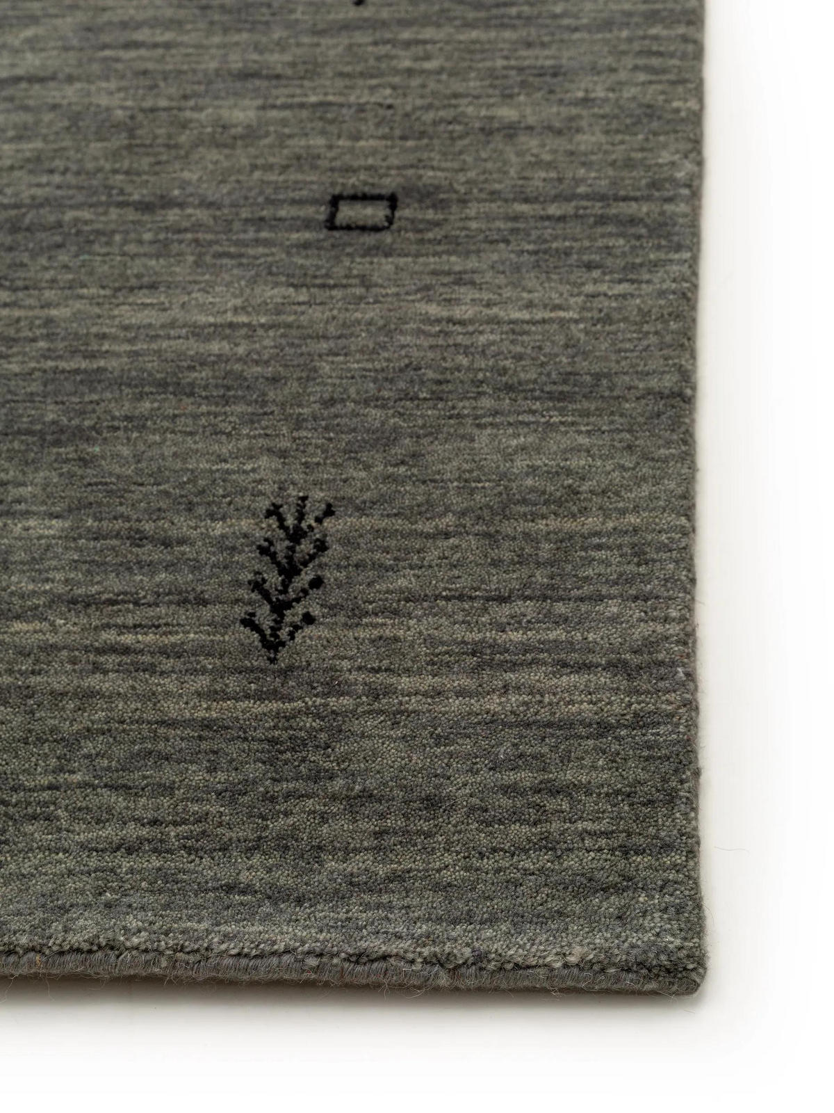 WOLLTEPPICH Jamal Grau 160x230 cm - Grau, Textil (160/230cm) - benuta Nest