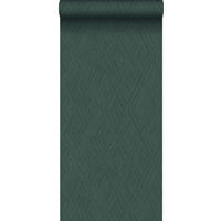 TAPETE 3D-Muster 53 cm x 10.05 m - Grün, Papier (53/1000cm) - Origin Wallcoverings