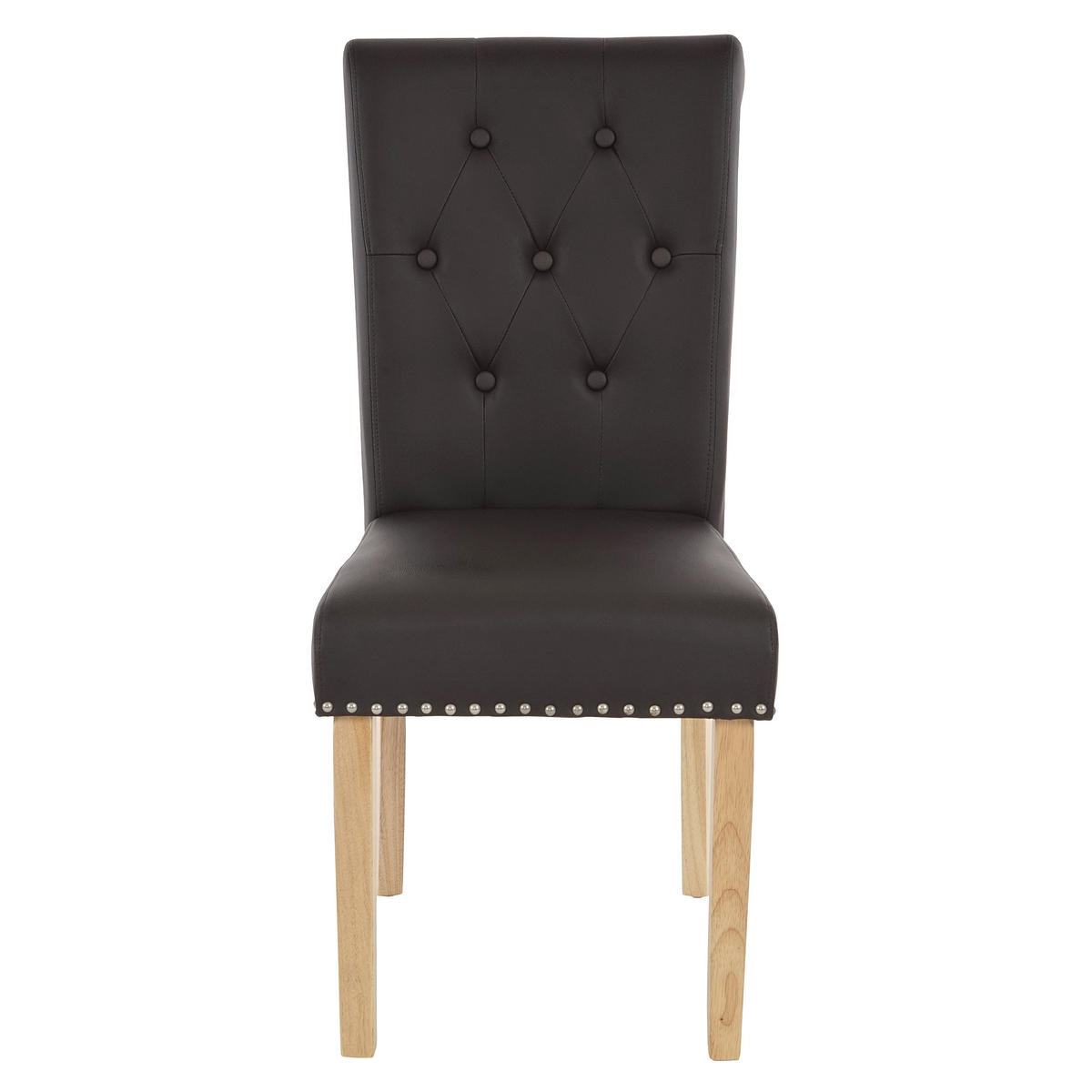 ESSZIMMERSTUHL FIELD IL Braun 2er-Set - Braun, Textil (47/98/62cm) - Jamb