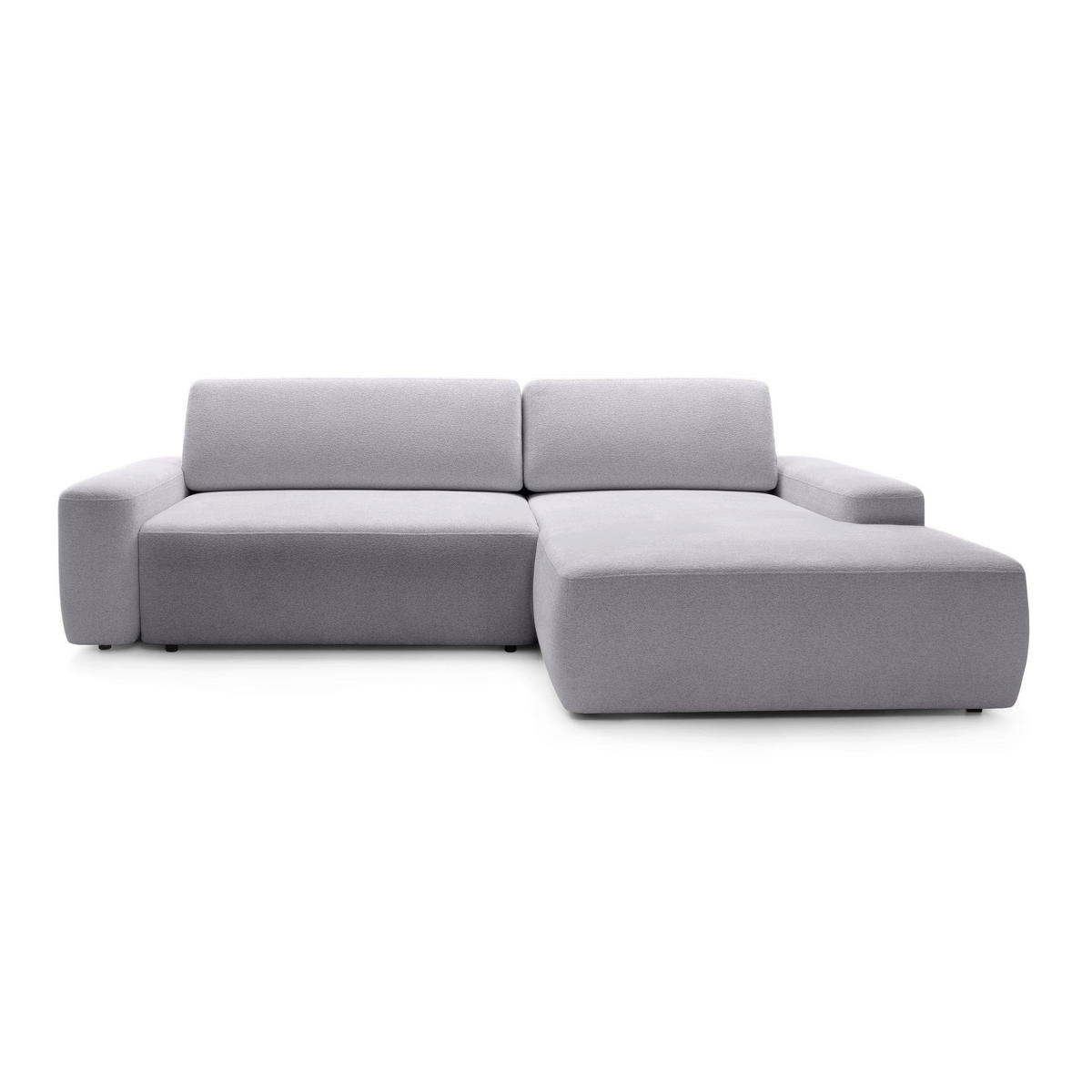 ECKSOFA Bamby Grau 264 cm - Grau, Textil (264/82/162cm) - Pillovely