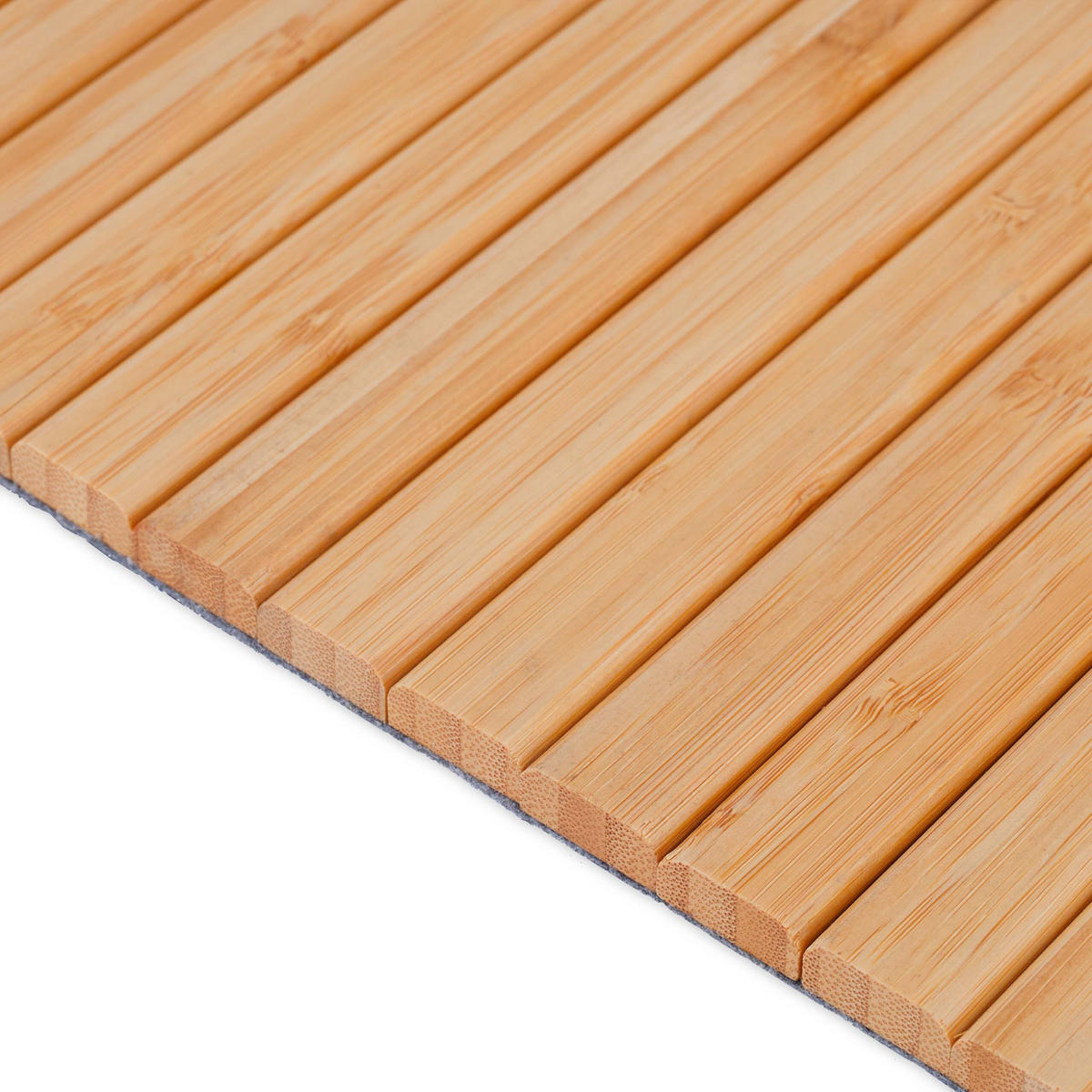 SOFFBRICKA Natur bambu för armstöd 42x34 cm vikbar halkskydd - Multicolor, Trä/Textil (42/1/34cm) - Relaxdays