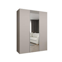 DREHTÜRENSCHRANK 202/150/52 3-türig - Kaschmir, Holz (150/202/52cm) - Abiks Möbel