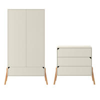 POKOJ PRO MIMINKO 2DÍLNÝ Kašmír - béžová, kompozitní dřevo (107/91/50cm) - Petits-meubles