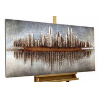 HOLZBILD Schwarz 120/60 cm - Schwarz/Braun, Holz (6.81/60cm) - KUNSTLOFT