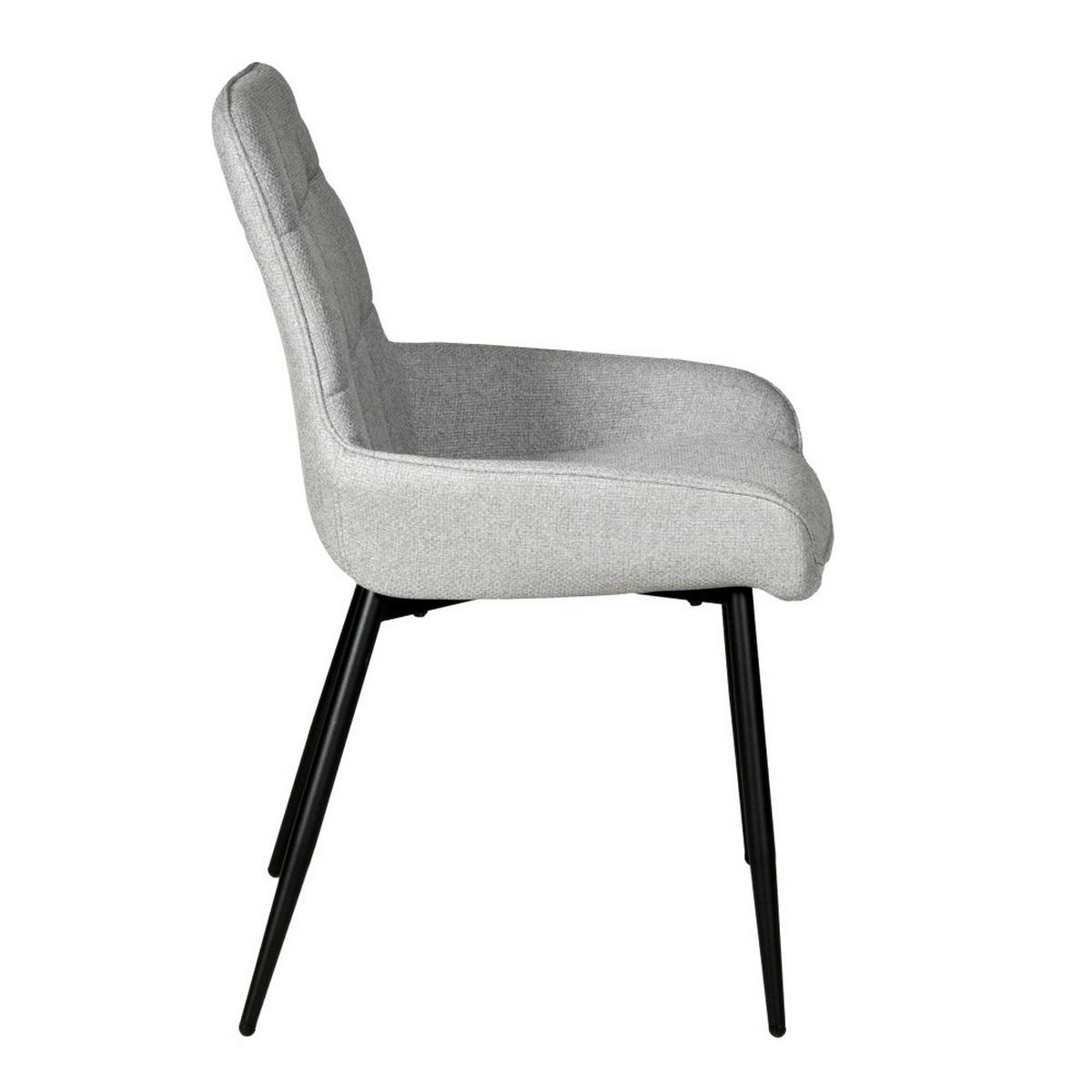 ESSZIMMERSTUHL/ ARTY, Hellgrau - Hellgrau, Metall (53/86.5/60cm) - Weber Industries