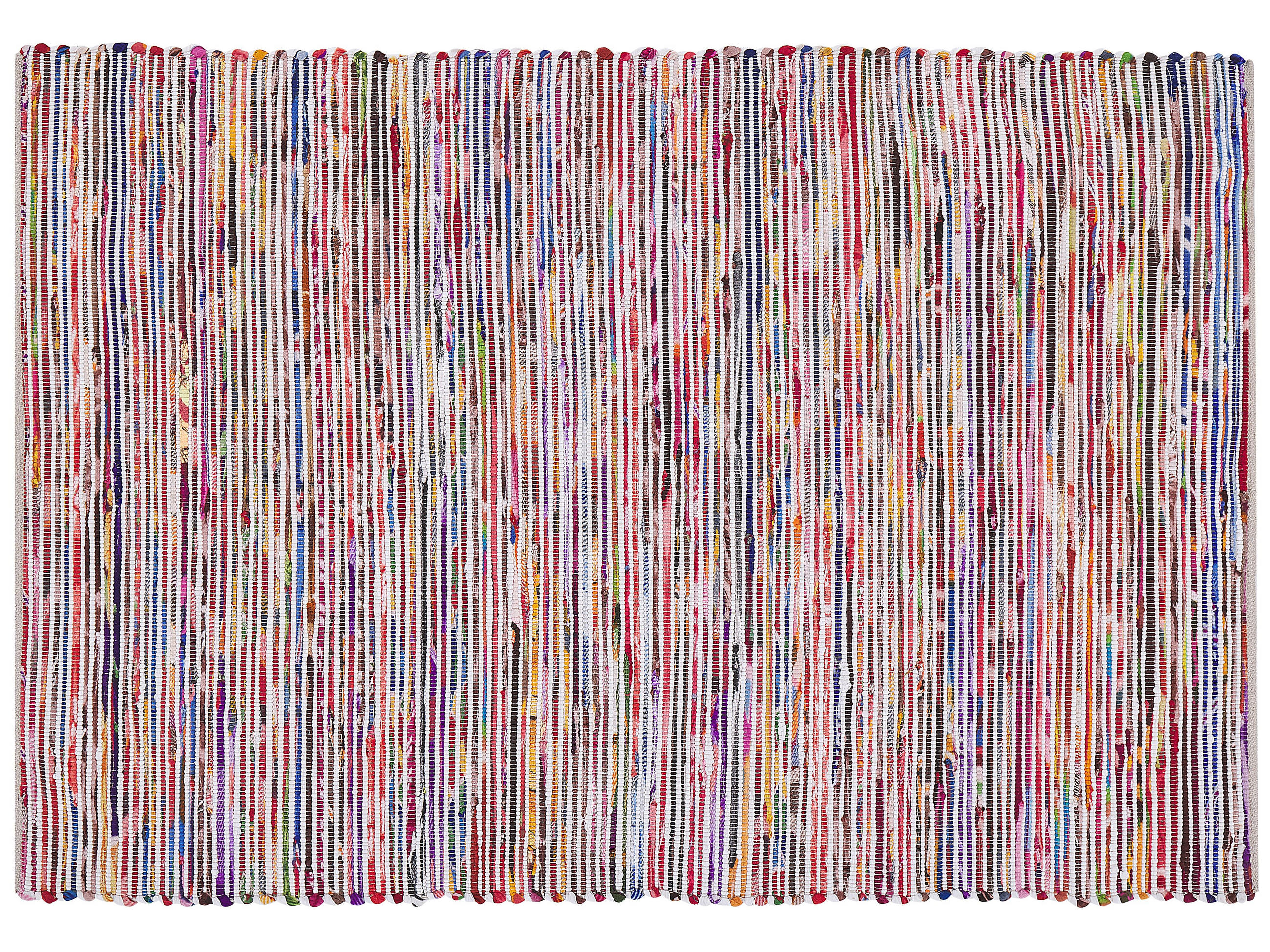 TEPPICH geflochten Bartin 230/160 cm - Multicolor, Kunststoff (160/230cm) - Beliani