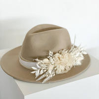 HUTBAND Trockenblumen weiß Hortensie - weiß - Weiß, Naturmaterialien (15cm) - Lykke & You