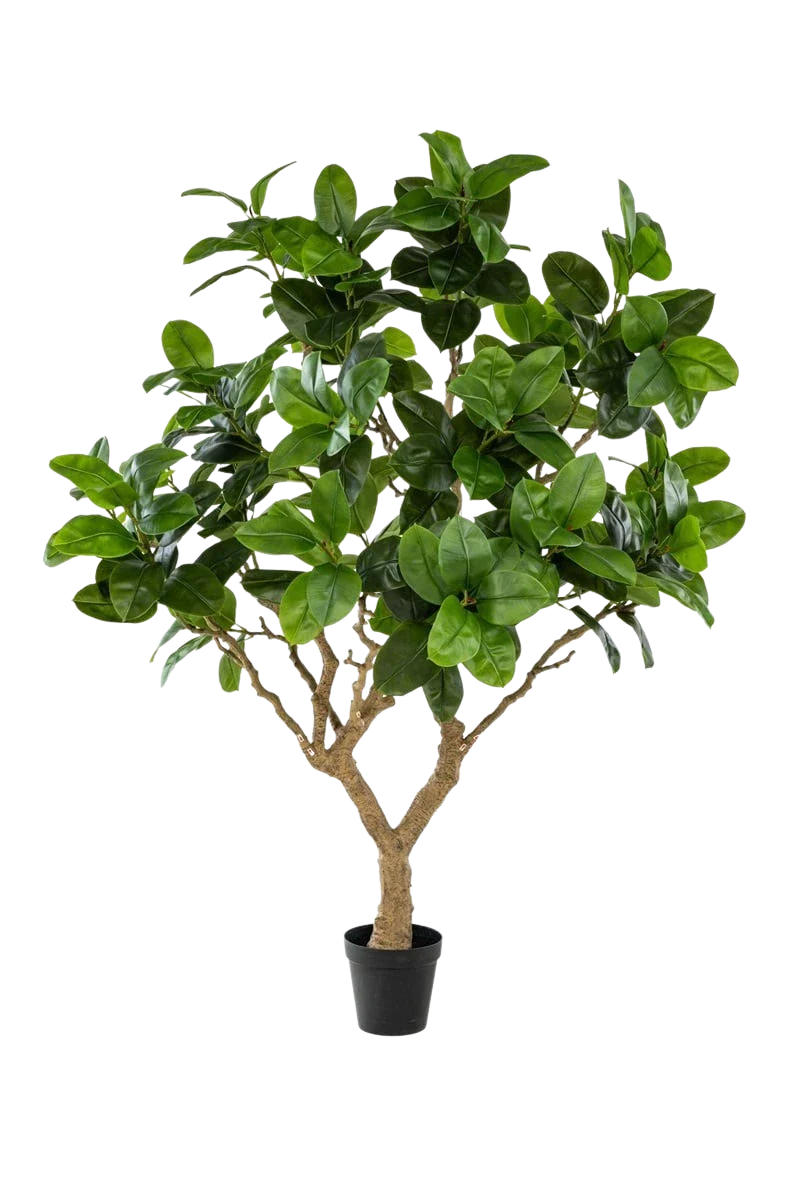 KUNSTBAUM Künstlicher Gummibaum - Temptus 240 cm - Grün, Kunststoff (240cm) - Emerald