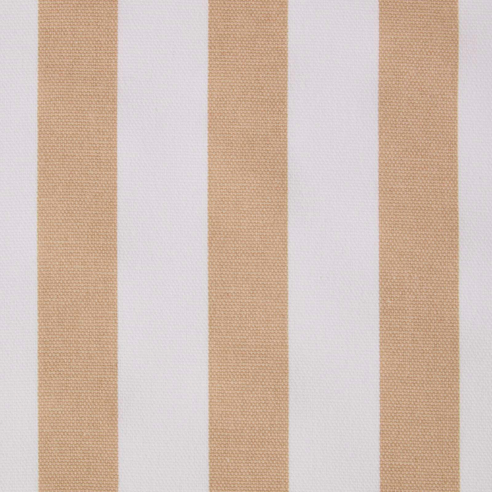 BAUMWOLLSTOFF Meterware beige-weiß gestreift, 150 cm - Beige, Textil (150/100cm) - Homescapes