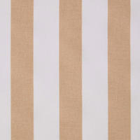 BAUMWOLLSTOFF Meterware beige-weiß gestreift, 150 cm - Beige, Textil (150/100cm) - Homescapes