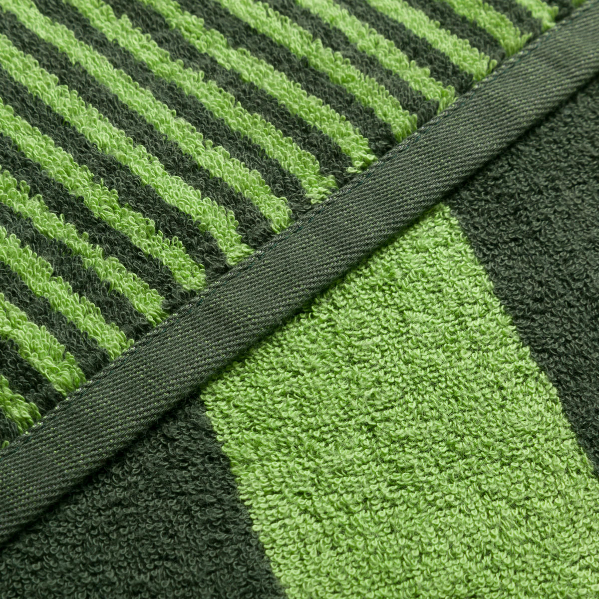 HANDTUCH SUPERWUSCHEL - Grün, Textil (50/100cm) - MÖVE
