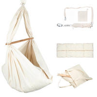 FEDERWIEGE Komplett-Set Baby-Federwiege - Naturfarben, Textil (30/70/70cm) - Hoppediz
