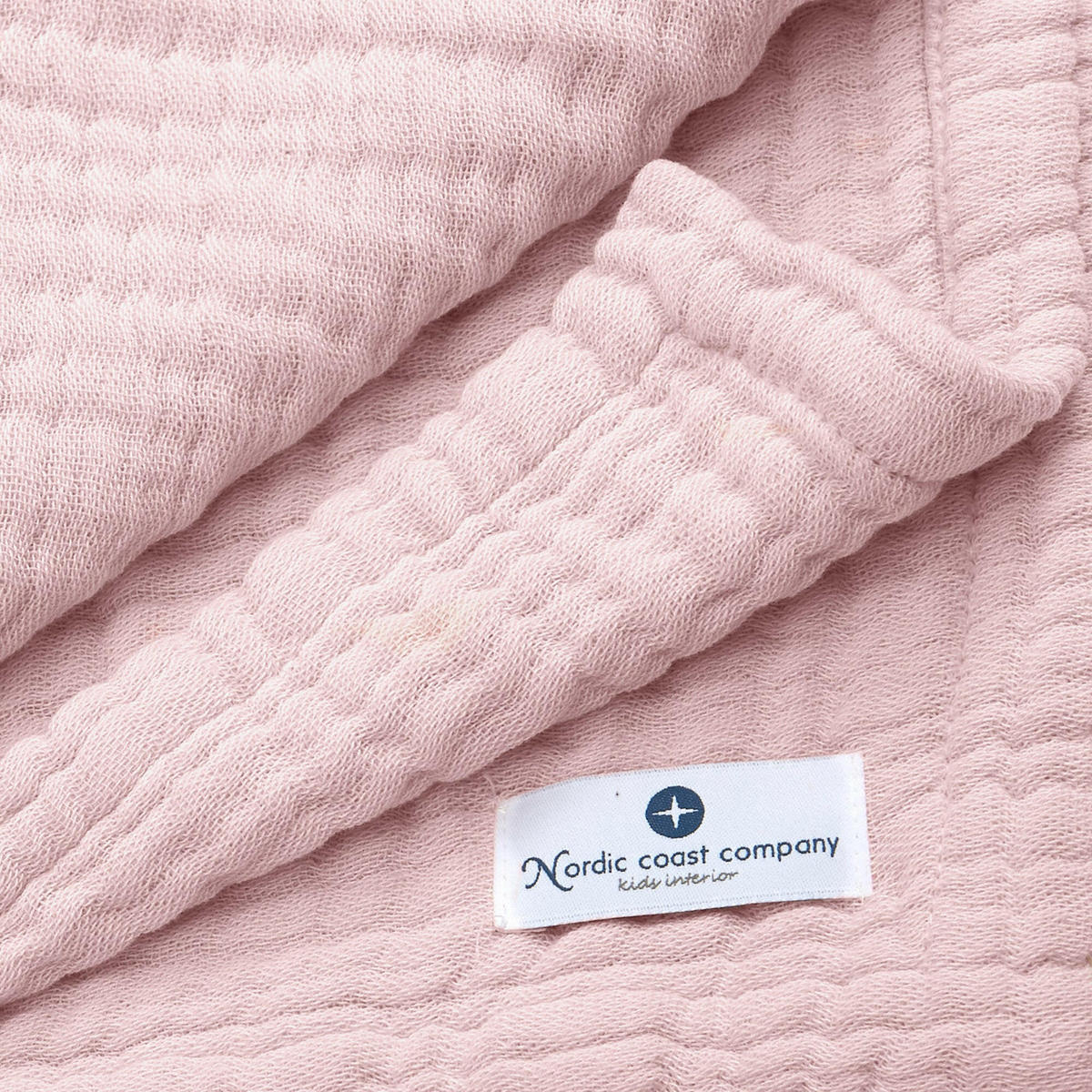 MUSSELINDECKE Altrosa - Altrosa, Textil (80/80cm) - nordic coast company