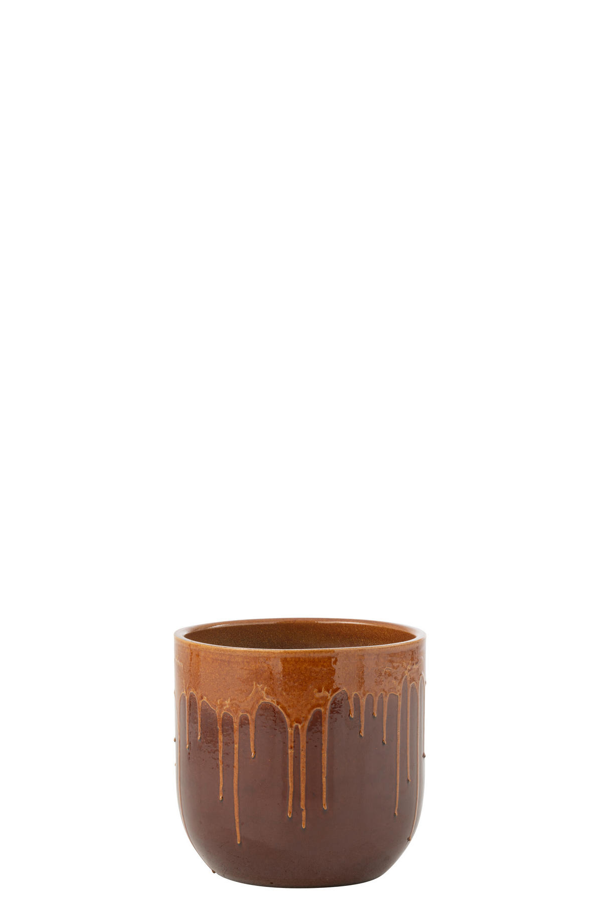 BLUMENTOPF LEE - Töpferei - Braun - Ø 28 cm - Braun, Keramik (28/26cm) - J-Line