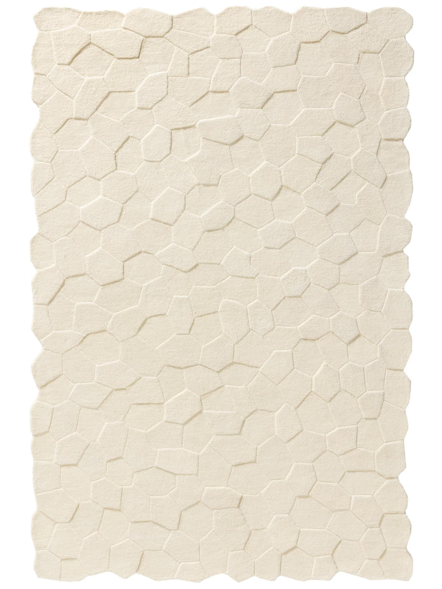 WOLLTEPPICH Camino Ivory 200x300 cm - Creme, Textil (200/300cm) - benuta Pure