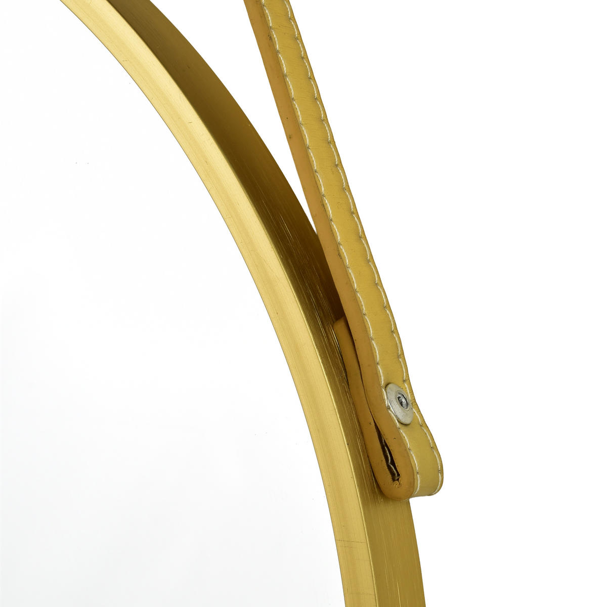 SPIEGEL Alexia gold 40/1.8/40cm Glas - Goldfarben, Metall (40/40/1.8cm) - Mondex