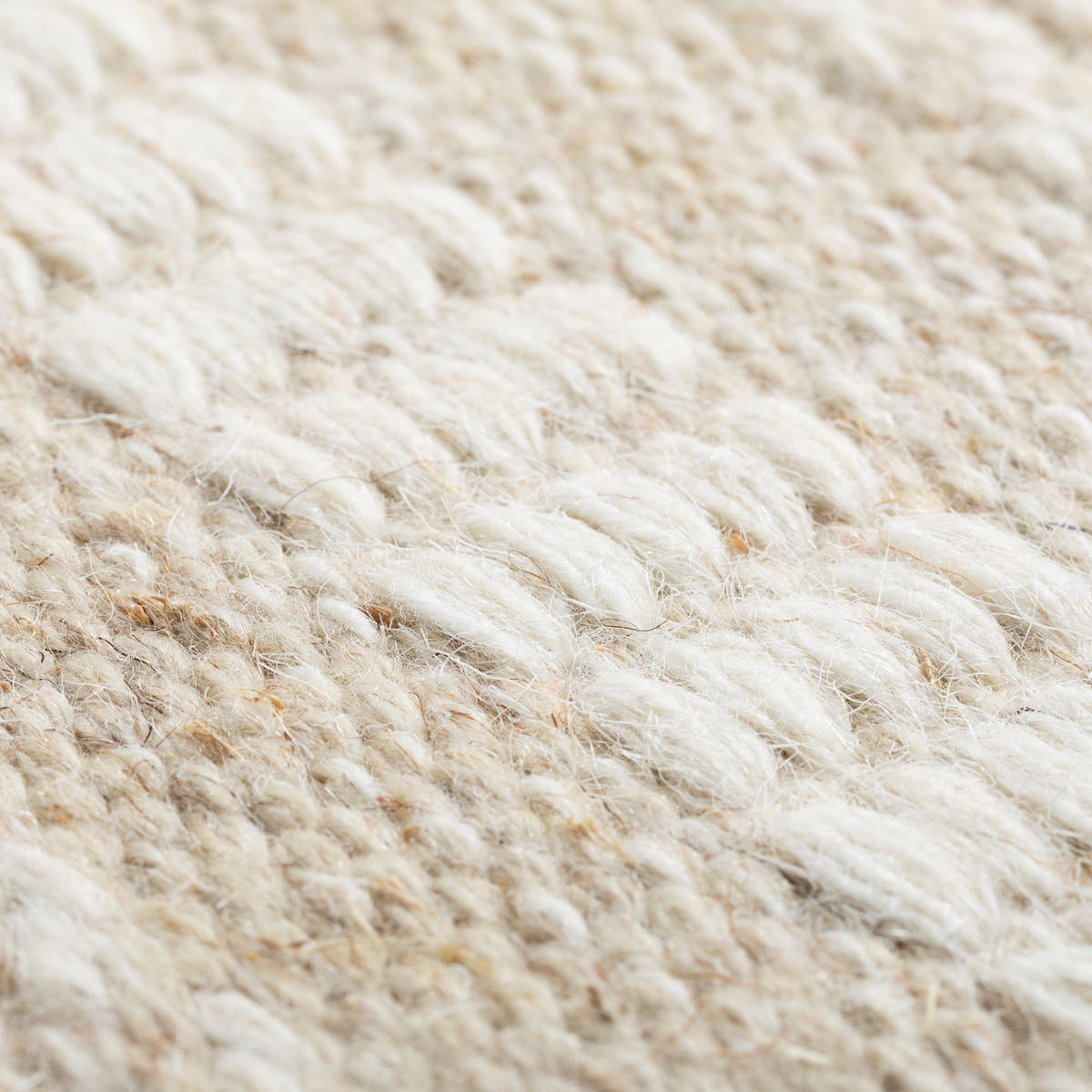 HANDWEBTEPPICH 160/230 cm Habo schmale Streifen - Beige, Naturmaterialien (160/230cm) - Steffensmeier