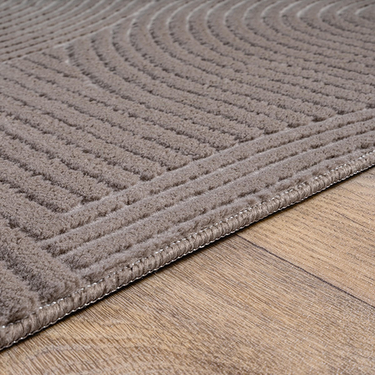 KURZFLORTEPPICH Antirutsch Geometrisch DALAR Polypropylen Beige 160 x 220 cm - Beige, Textil (160/220cm) - KADIMA DESIGN