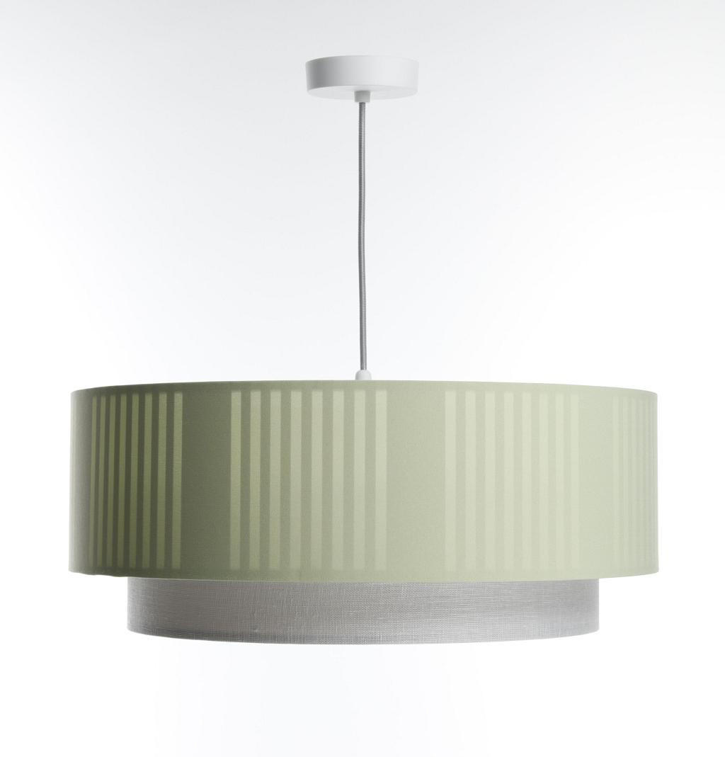 HÄNGELEUCHTE Grün 70/98 cm - Weiß/Grün, Kunststoff (28/1.2/98cm) - ONZENO