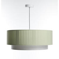 HÄNGELEUCHTE Grün 70/98 cm - Weiß/Grün, Kunststoff (28/1.2/98cm) - ONZENO