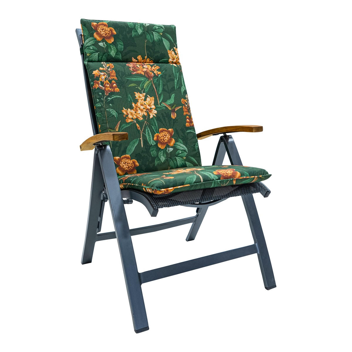 GARTENSTUHLKISSEN Lua 120/50 cm 4er-Set - Grün, Textil (50/8/120cm) - Madison