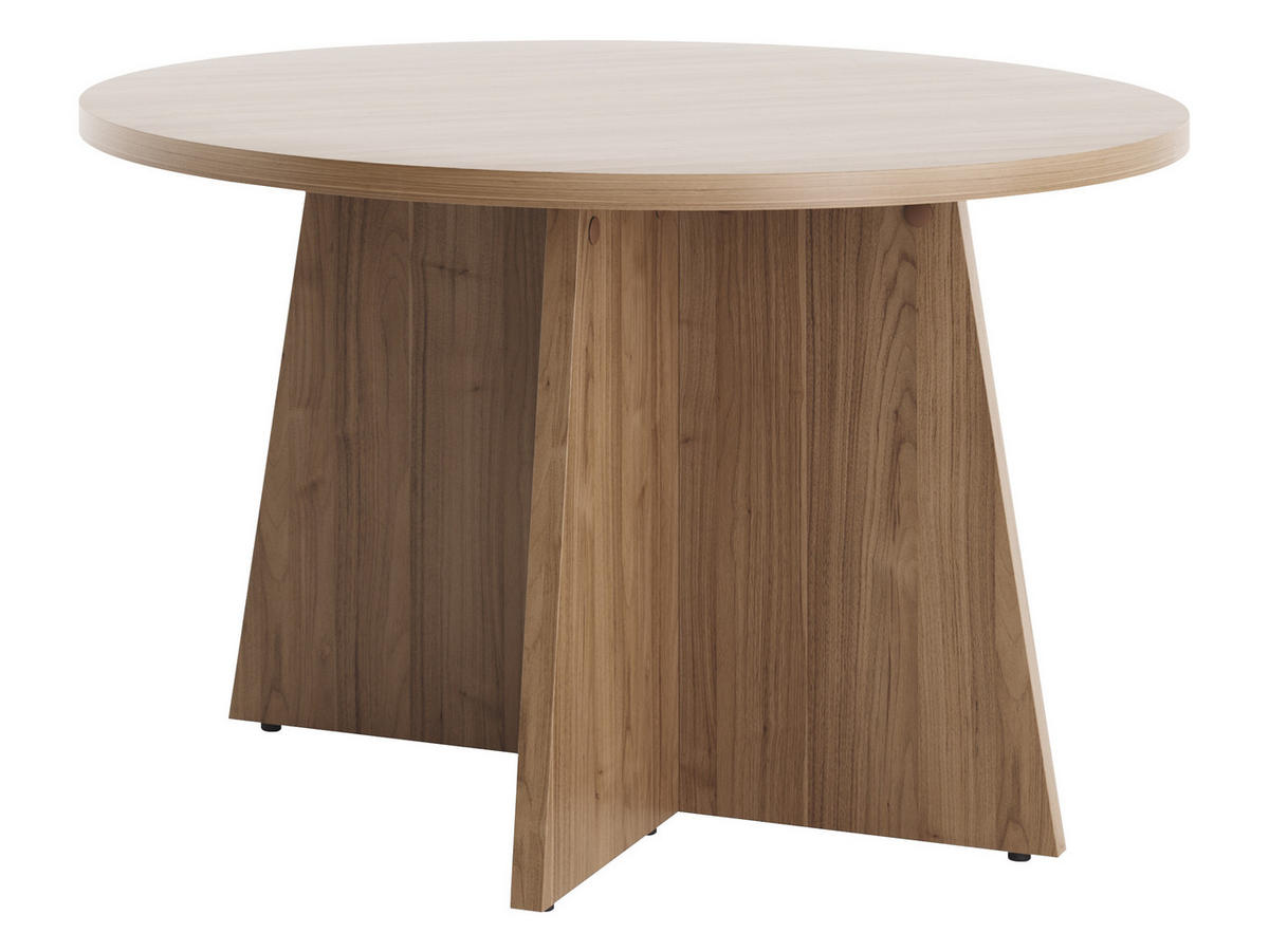 MĂSUȚĂ PENTRU CAFEA Aurena AU07 - culoare lemn de nuc, compozit lemnos (76/76/47cm) - MIRJAN24