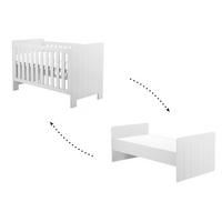 POKOJ PRO MIMINKO 3DÍLNÝ bílá - bílá, kompozitní dřevo (144.5/90/76.6cm) - Petits-meubles