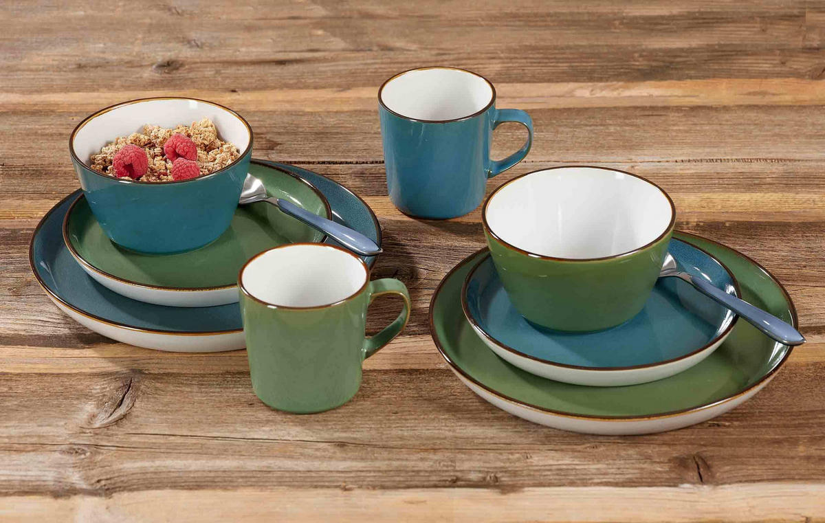 DESSERT-TELLER Visby Dunkelblau ø 20,5 cm 8er Set - Dunkelblau, Keramik (20.5cm) - Ritzenhoff Breker