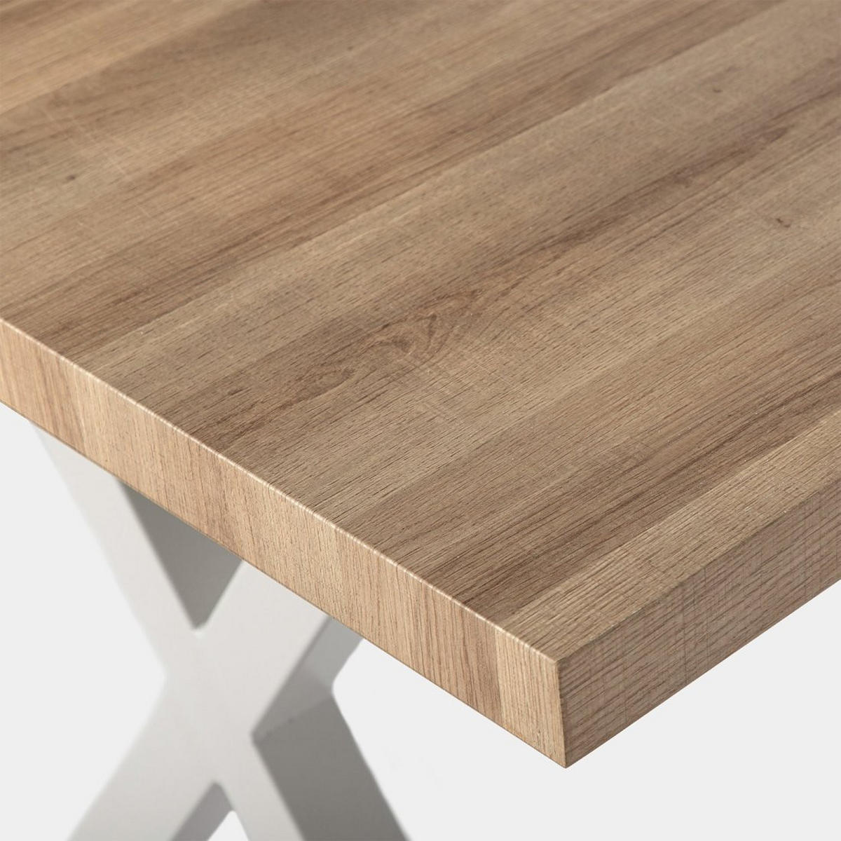 ESSTISCH Parks Weiß 135 cm x 75 cm - Weiß, Holzwerkstoff (80/135/75cm)