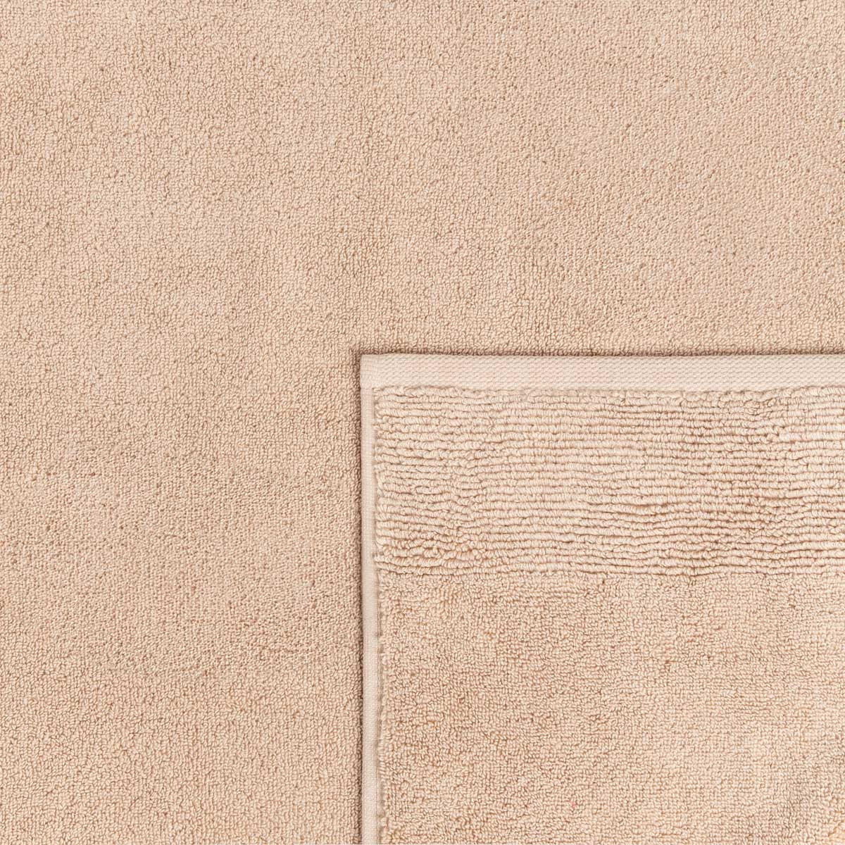 BADETUCH Desma beige 70/130 cm - Beige, Textil (70/130cm) - Homla