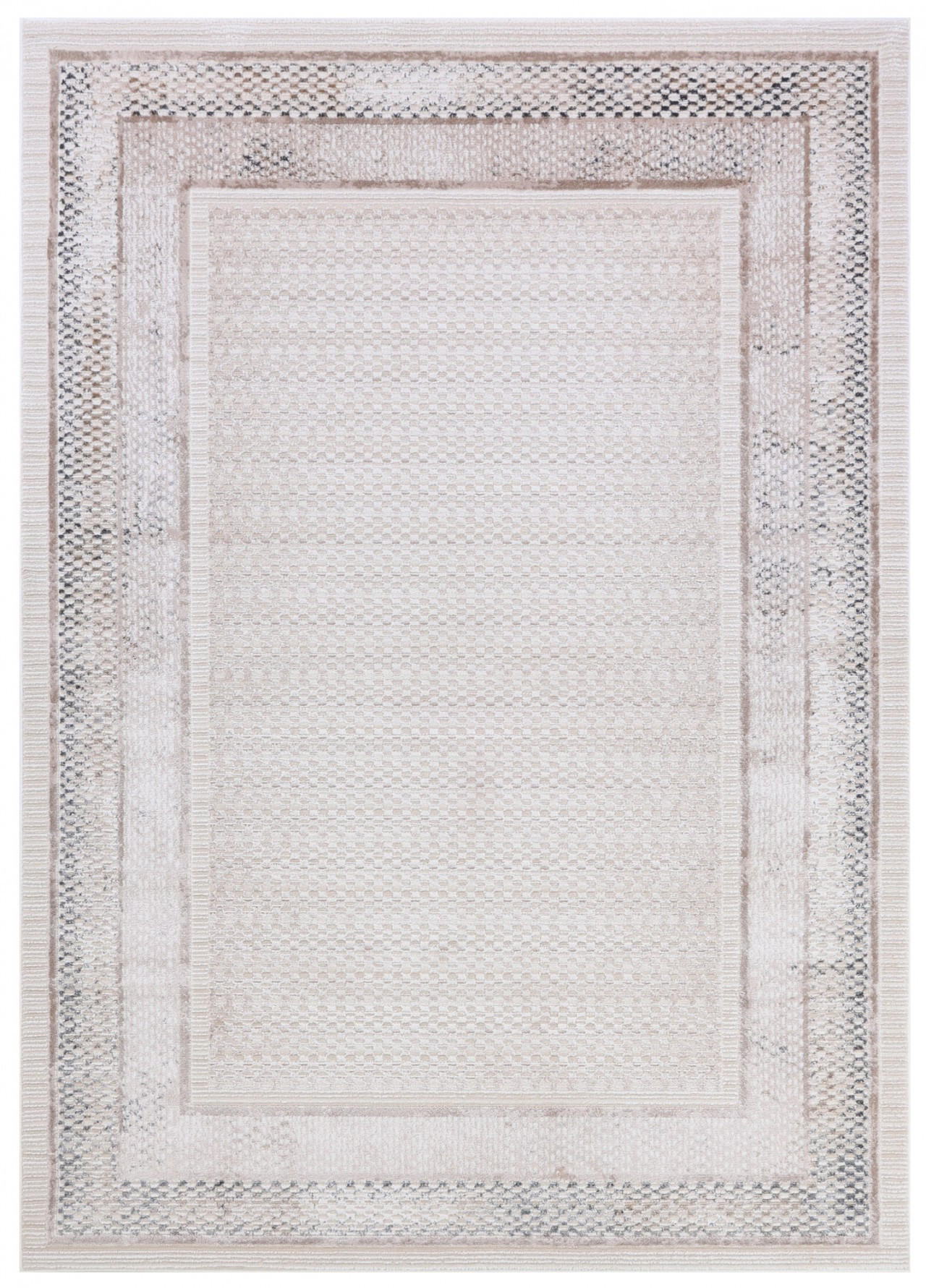 KOBEREC béžový krémový vintage - 120 x 170 cm - krémová, textil (120/170cm) - Mazovia