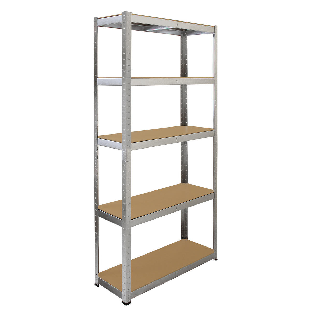 LAGERREGAL 90 CM X2 - Silberfarben, Metall (90/180/30cm) - Monster Racking