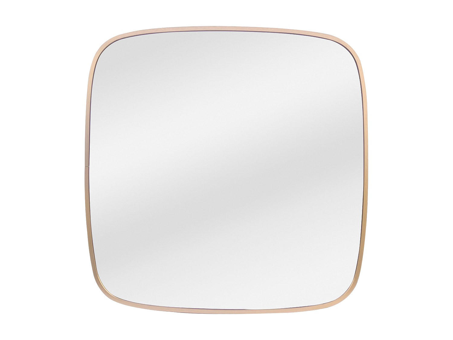 WANDSPIEGEL - 60 cm x 3 cm - Metall - Goldfarben - ALUNI - Goldfarben, Metall (60/60/3cm) - Vente-Unique
