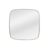 WANDSPIEGEL - 60 cm x 3 cm - Metall - Goldfarben - ALUNI - Goldfarben, Metall (60/60/3cm) - Vente-Unique