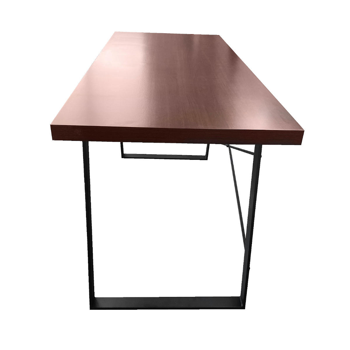 SCHREIBTISCH INDUSTRIAL Dunkelbraun - Dunkelbraun, Metall (140/60/75cm) - SVITA