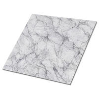 FLIESENAUFKLEBER 9 Stück 30x30 cm selbstklebend Grauer Marmor - Grau, Textil (30/1.6/30cm) - TULUP