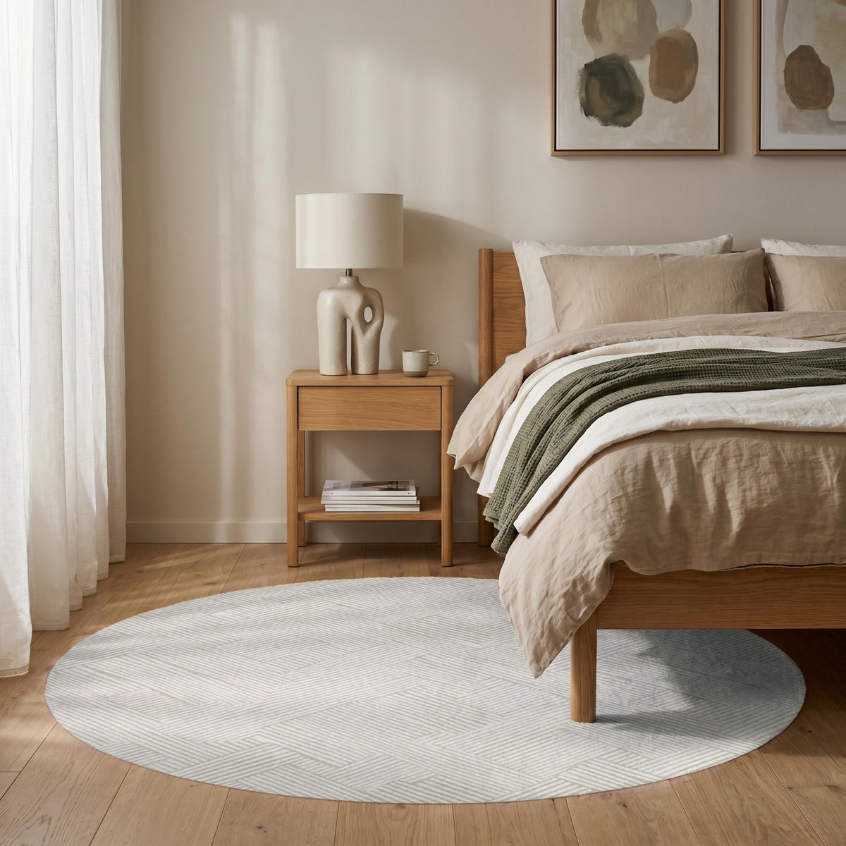 PREPROGE - Pletivo - 150x150 cm - bež, umetna masa/tekstil (150/0.4cm) - OnlyWow